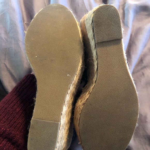 Steve Madden black espadrille wedges - Picture 3 of 3